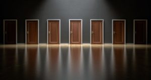 photo of many side-by-side doors, courtesy of www.pexels.com