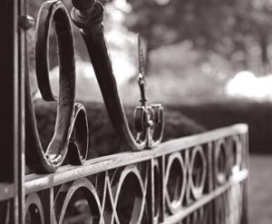 photo of cast iron gate