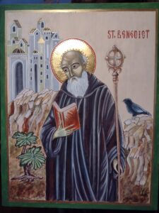 Saint Benedict by Ilze Strobela