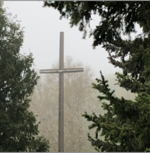 Cross in the Morning Mist